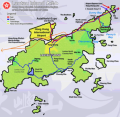 Map Hong Kong Lantau Closer 1