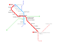 Sofia Metro Map