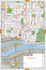 Vancouver Knight Street Bridge Map