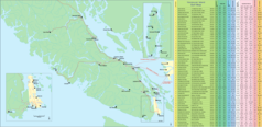 Vancouver Island Golf Map