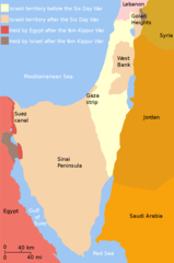 Yom Kippur War Map