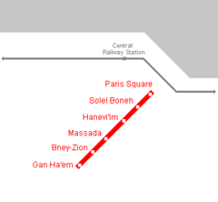 Haifa Metro Map