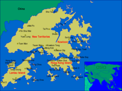 Hong Kong Map of Cities