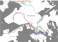 Hong Kong Metro Map