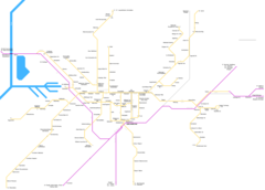 Karlsruhe Metro Map