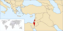 Location of Israel