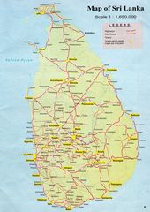 Map of Sri Lanka