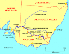 Murray Darling Murrumbidgee Map