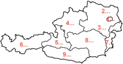 Postleitzahlen Oesterreich