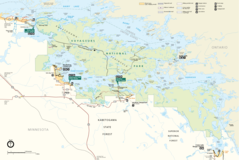 Voyageurs National Park Map 2005 04