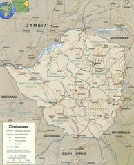 Zimbabwe Map